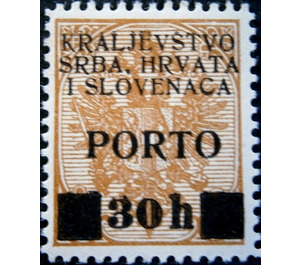 Postage due stamps - Bosnia - Kingdom of Serbs, Croats and Slovenes 1919 - 30