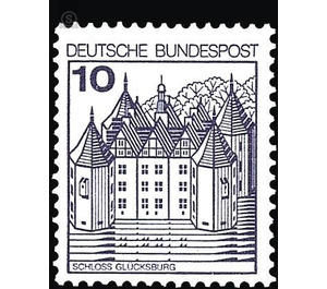 Postage stamp: castles and palaces  - Germany / Federal Republic of Germany 1977 - 10 Pfennig