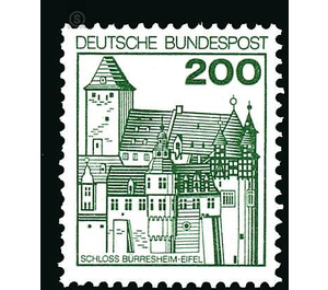 Postage stamp: castles and palaces  - Germany / Federal Republic of Germany 1977 - 200 Pfennig