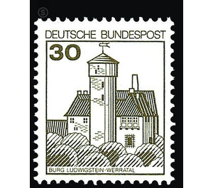 Postage stamp: castles and palaces  - Germany / Federal Republic of Germany 1977 - 30 Pfennig