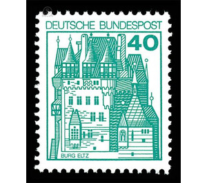 Postage stamp: castles and palaces  - Germany / Federal Republic of Germany 1977 - 40 Pfennig