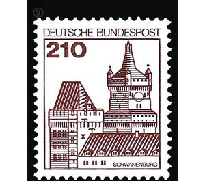 Postage stamp: castles and palaces  - Germany / Federal Republic of Germany 1979 - 210 Pfennig