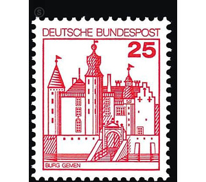 Postage stamp: castles and palaces  - Germany / Federal Republic of Germany 1979 - 25 Pfennig