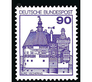 Postage stamp: castles and palaces  - Germany / Federal Republic of Germany 1979 - 90 Pfennig