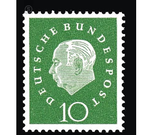 Postage stamp: Federal President Theodor Heuss  - Germany / Federal Republic of Germany 1959 - 10