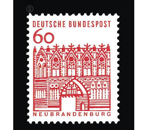 Postage stamp: German buildings from twelve centuries  - Germany / Federal Republic of Germany 1964 - 60