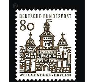 Postage stamp: German buildings from twelve centuries  - Germany / Federal Republic of Germany 1964 - 80