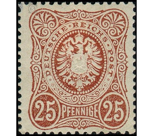 Postage stamp set  - Germany / Deutsches Reich 1875 - 25 Pfennig