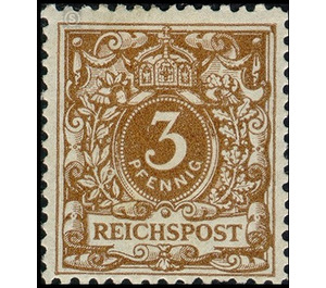 Postage stamp set  - Germany / Deutsches Reich 1889 - 3 Pfennig