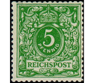 Postage stamp set  - Germany / Deutsches Reich 1889 - 5 Pfennig