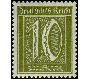 Postage stamp set  - Germany / Deutsches Reich 1921 - 10 Pfennig