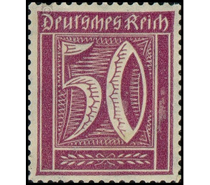 Postage stamp set  - Germany / Deutsches Reich 1921 - 50 Pfennig