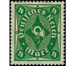 Postage stamp set  - Germany / Deutsches Reich 1922 - 4 Mark