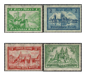 Postage stamp set  - Germany / Deutsches Reich 1925 Set