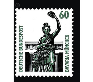 Postage stamp: sights  - Germany / Federal Republic of Germany 1987 - 60 Pfennig