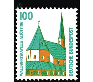 Postage stamp: sights  - Germany / Federal Republic of Germany 1989 - 100 Pfennig