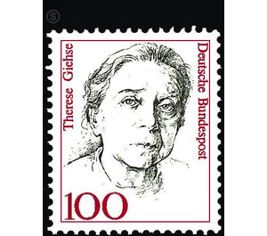 Postage stamp: Women of German History  - Germany / Federal Republic of Germany 1988 - 100 Pfennig