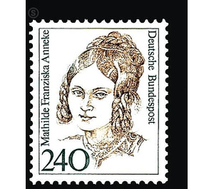 Postage stamp: Women of German History  - Germany / Federal Republic of Germany 1988 - 240 Pfennig