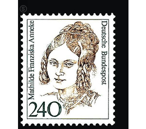 Postage stamp: Women of German History  - Germany / Federal Republic of Germany 1988 - 240 Pfennig