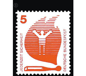 Postage stamps: accident prevention  - Germany / Federal Republic of Germany 1971 - 5 Pfennig