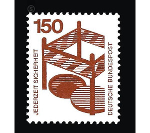 Postage stamps: accident prevention  - Germany / Federal Republic of Germany 1972 - 150 Pfennig