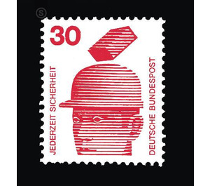 Postage stamps: accident prevention  - Germany / Federal Republic of Germany 1972 - 30 Pfennig