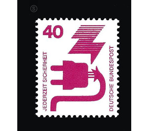 Postage stamps: accident prevention  - Germany / Federal Republic of Germany 1972 - 40 Pfennig