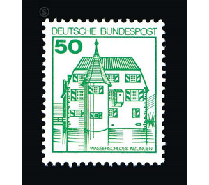 Postage stamps: castles and palaces "  - Germany / Federal Republic of Germany 1980 - 50 Pfennig