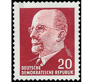 Postage stamps: Chairman of the State Council Walter Ulbricht  - Germany / German Democratic Republic 1961 - 20 Pfennig