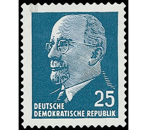 Postage stamps: Chairman of the State Council Walter Ulbricht  - Germany / German Democratic Republic 1963 - 25 Pfennig
