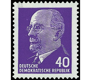 Postage stamps: Chairman of the State Council Walter Ulbricht  - Germany / German Democratic Republic 1963 - 40 Pfennig
