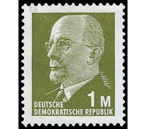 Postage stamps: Chairman of the State Council Walter Ulbricht  - Germany / German Democratic Republic 1970 - 100 Pfennig
