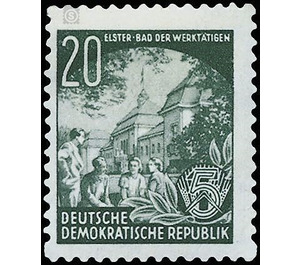 Postage stamps: five-year plan  - Germany / German Democratic Republic 1953 - 20 Pfennig