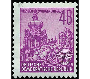 Postage stamps: five-year plan  - Germany / German Democratic Republic 1953 - 48 Pfennig
