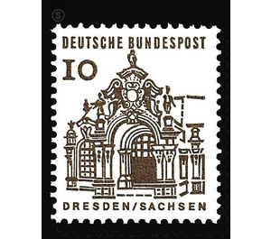 Postage stamps: German buildings from twelve centuries  - Germany / Federal Republic of Germany 1965 - 10