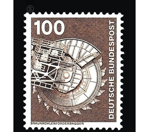 Postage stamps: industry and technology  - Germany / Federal Republic of Germany 1975 - 100 Pfennig