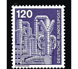 Postage stamps: industry and technology  - Germany / Federal Republic of Germany 1975 - 120 Pfennig