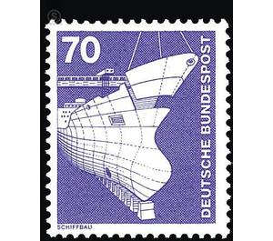 Postage stamps: industry and technology  - Germany / Federal Republic of Germany 1975 - 70 Pfennig