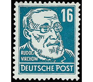 Postage stamps: personalities from politics, art and science  - Germany / German Democratic Republic 1952 - 16 Pfennig