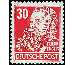 Postage stamps: personalities from politics, art and science  - Germany / German Democratic Republic 1952 - 30 Pfennig