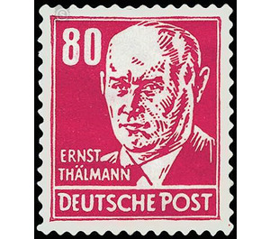 Postage stamps: personalities from politics, art and science  - Germany / German Democratic Republic 1952 - 80 Pfennig