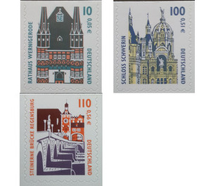 postage stamps sights  - Germany / Federal Republic of Germany 2001 Set