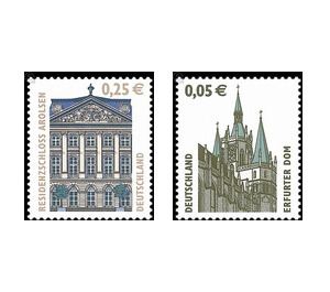 postage stamps sights  - Germany / Federal Republic of Germany 2004 Set
