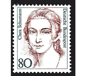 Postage stamps: Women of German History  - Germany / Federal Republic of Germany 1986 - 80 Pfennig