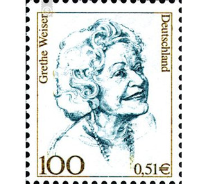 postage stamps: Women of German History  - Germany / Federal Republic of Germany 2000 - 100 Pfennig