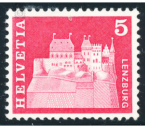 Postal History - Castle  - Switzerland 1968 - 5 Rappen