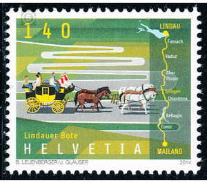 postal service  - Switzerland 2014 - 140 Rappen