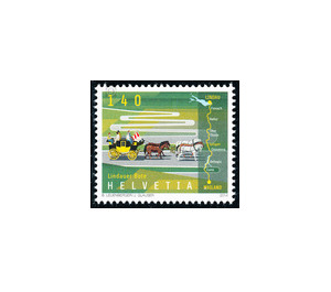 postal service  - Switzerland 2014 Set