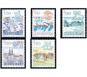 Postal stamp - Aries  - Switzerland 1982 Set