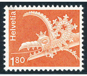 Postal stamp gargoyles  - Switzerland 1973 - 180 Rappen